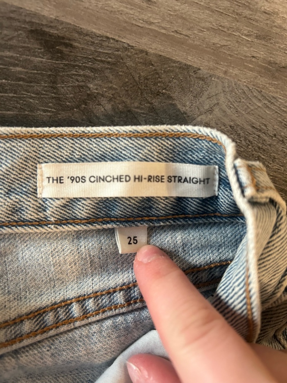 Aritzia Denim Forum Women's Straight-Leg Jeans - Picture 4 of 5